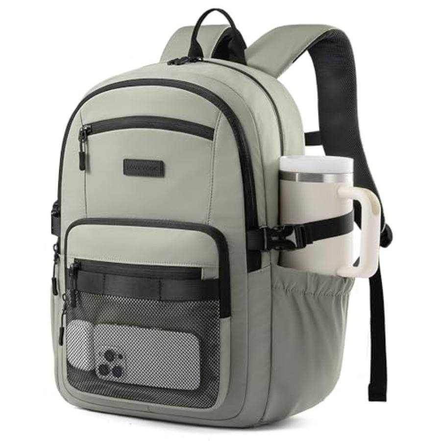 Laptop Backpack 15.6 - Laptop Backpack Women/Men with 40oz Cup