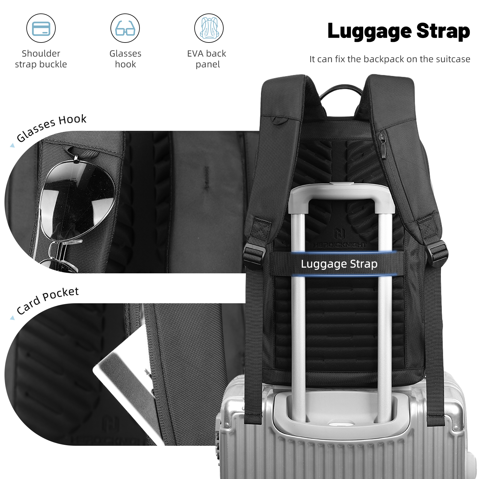 HK Lightweight Men's Business  - Laptop Backpack 15.6 avis et prix