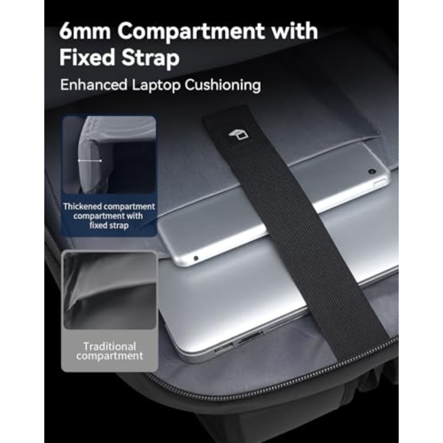 17.3'' Laptop Backpack for Men - Travel Backpack Anti Theft avis et prix