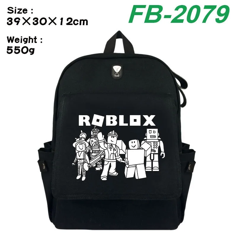 Roblox Fashion Digital Print A - Canvas Backpack Casual avis et prix