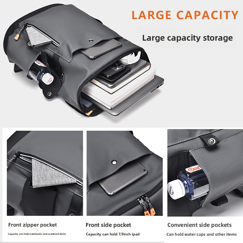 Men's Large Capacity Laptop Ba - Business Backpack Brief avis et prix