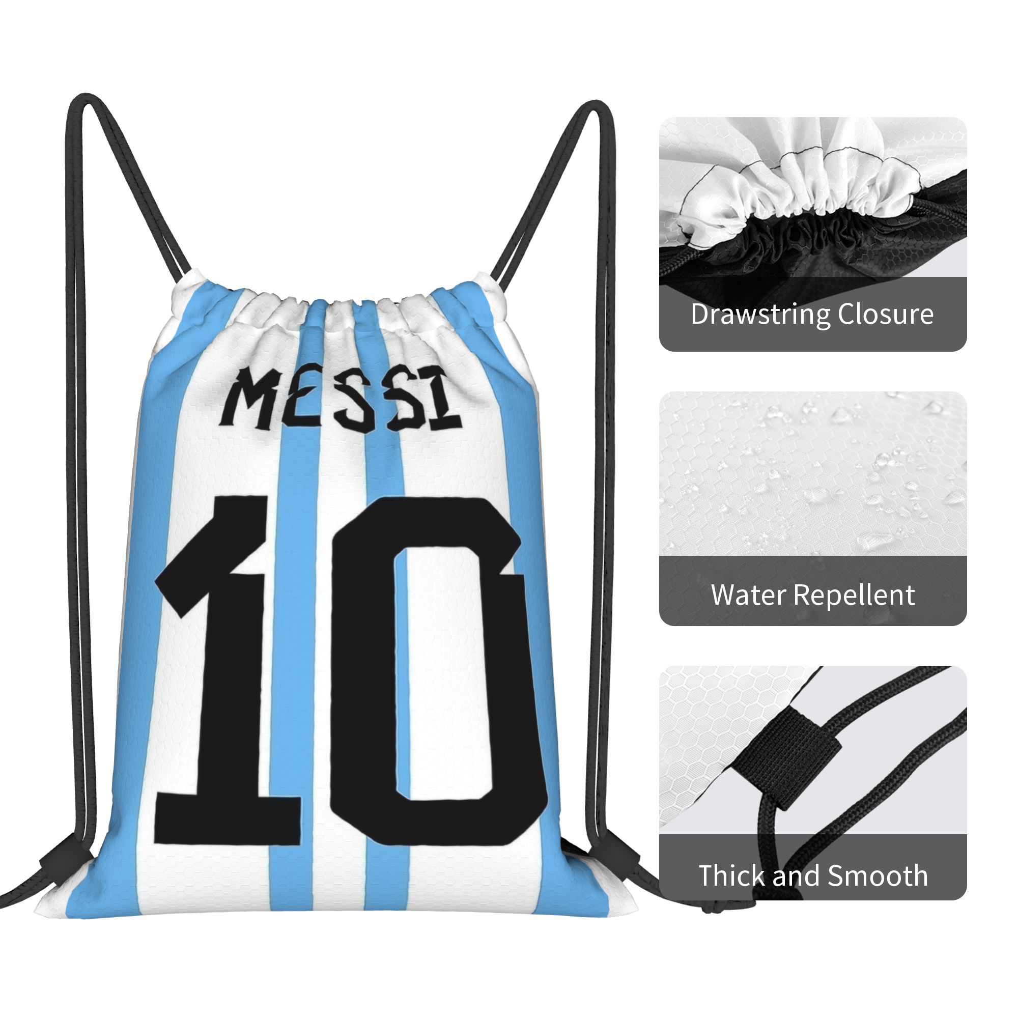Messis 10 Soccer Football Draw - Drawstring Gym Bag avis et prix