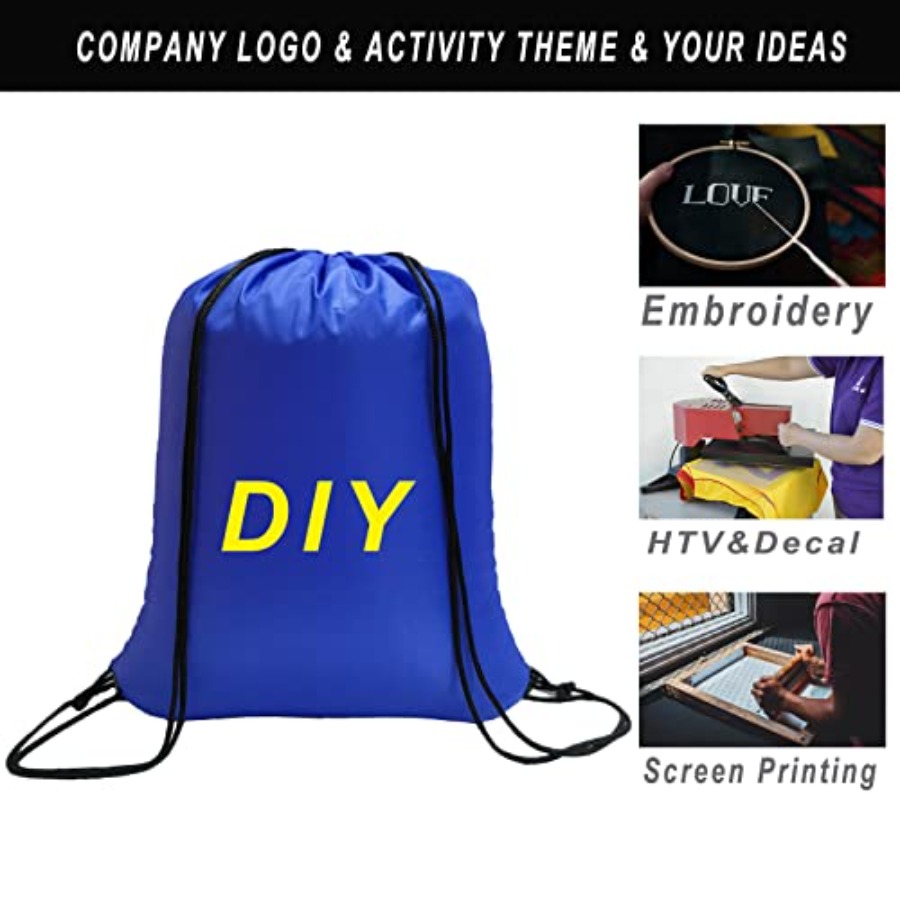 100 Pack Drawstring Bags Bulk, - Drawstring Gym Bag avis et prix
