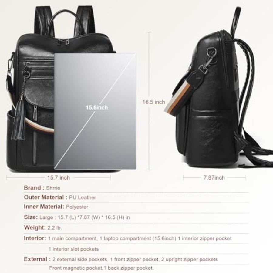 Laptop Backpack for Women 15.6 - Laptop Backpack 15.6 avis et prix