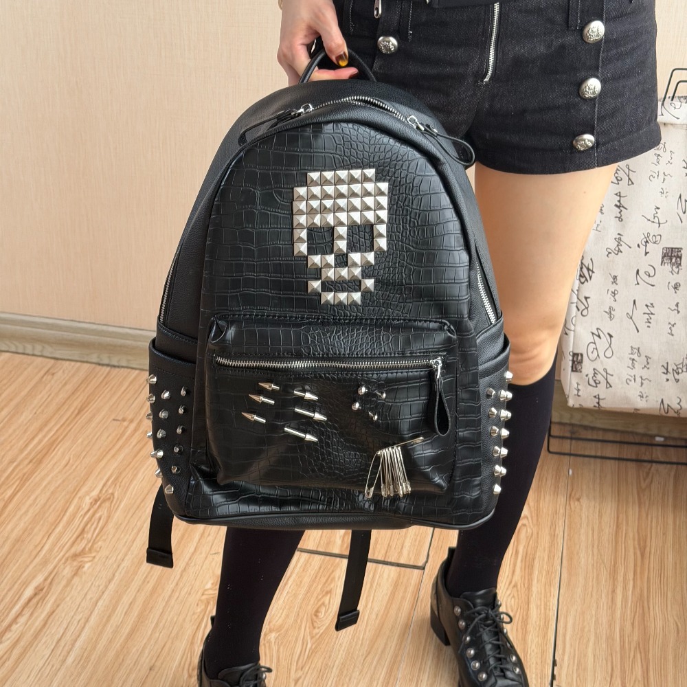 Original Black Crocodile Patte - Fashion Backpack Women avis et prix