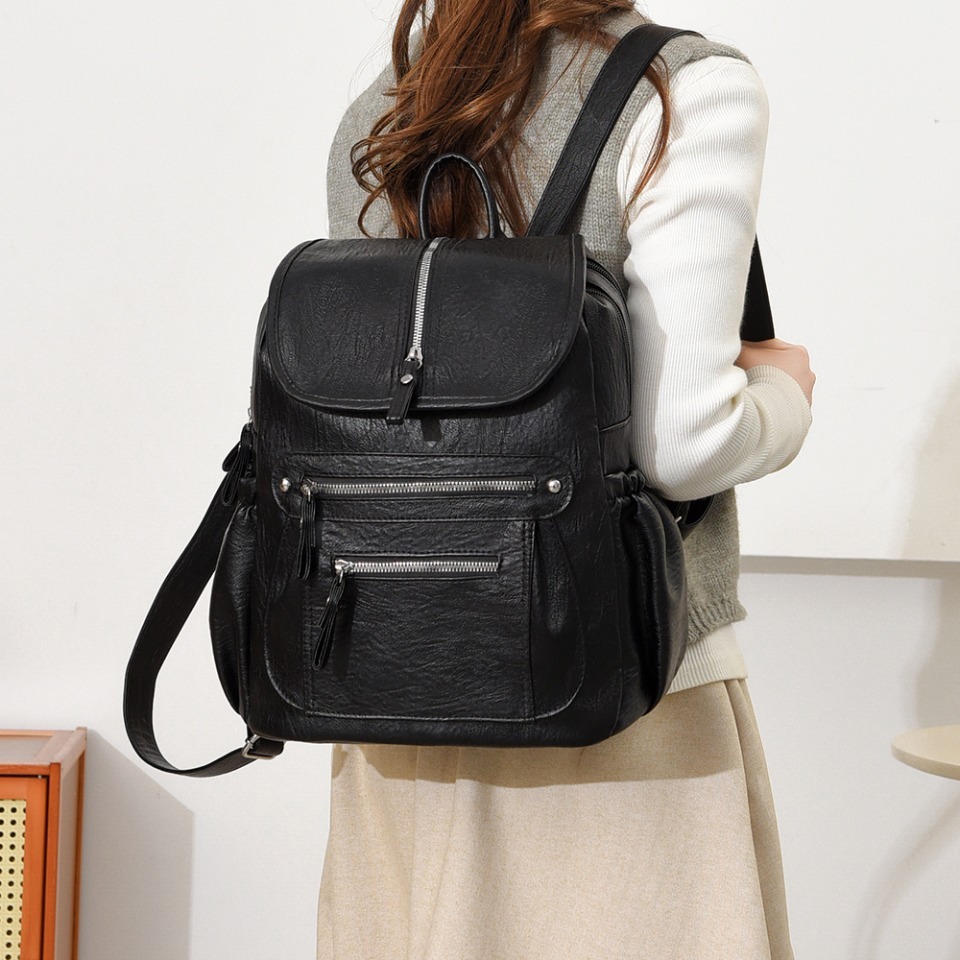 Ladies Bookbag Rucksack Women  - Leather Backpack Vintage avis et prix