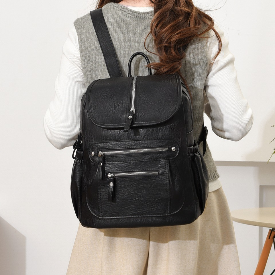 Ladies Bookbag Rucksack Women  - Leather Backpack Vintage avis et prix