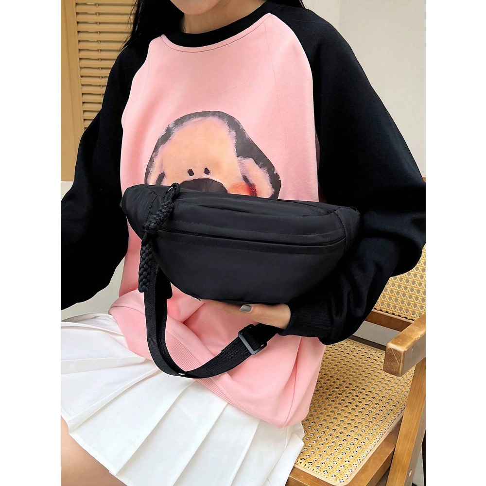 Large Capacity Nylon Chest Bag - Sling Backpack Shoulder avis et prix