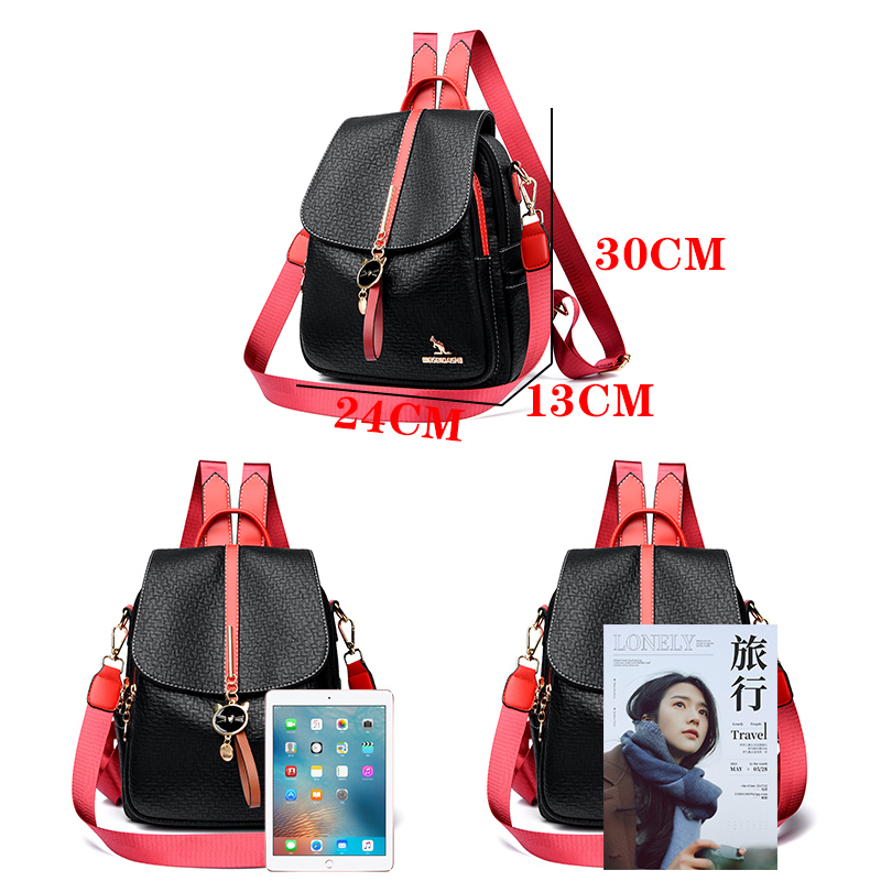 Women Large Capacity Backpack  - Leather Backpack Vintage avis et prix