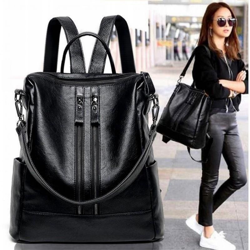 Women Soft Leather Backpack Sc - Canvas Backpack Casual avis et prix