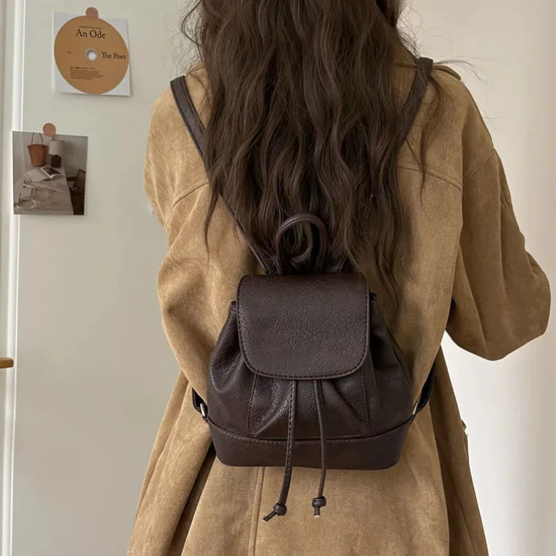 Small Fashion Backpacks School - Leather Backpack Vintage avis et prix