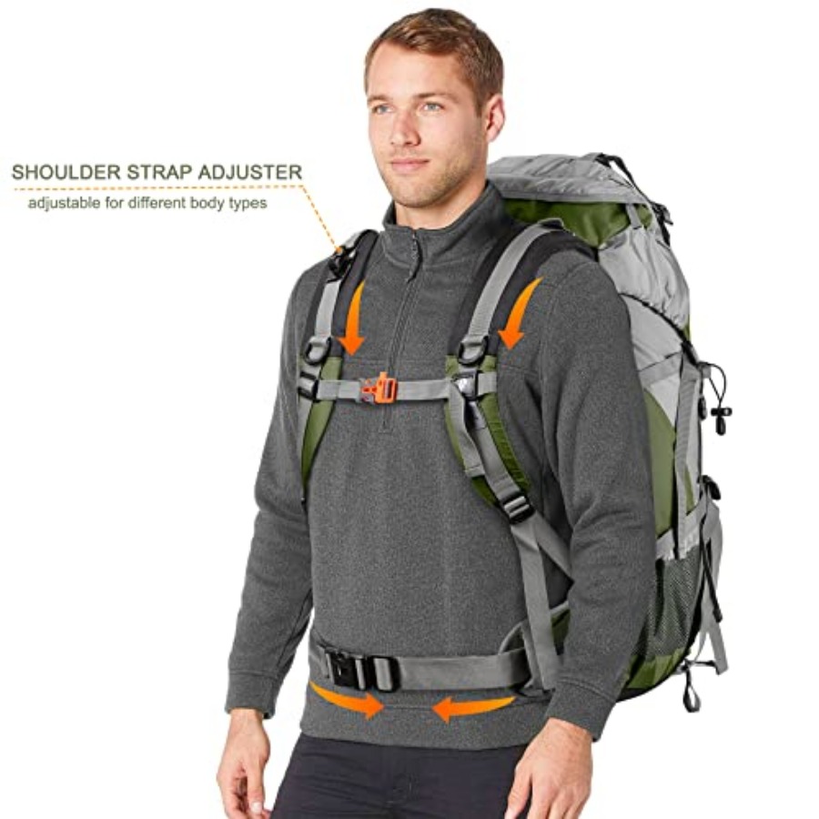 Loowoko 50L Hiking Backpack, W - Hiking Backpack Waterproof avis et prix