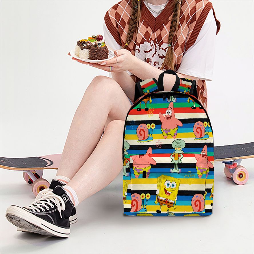 SpongeBob SquarePants Striped  - School Backpack Teen avis et prix