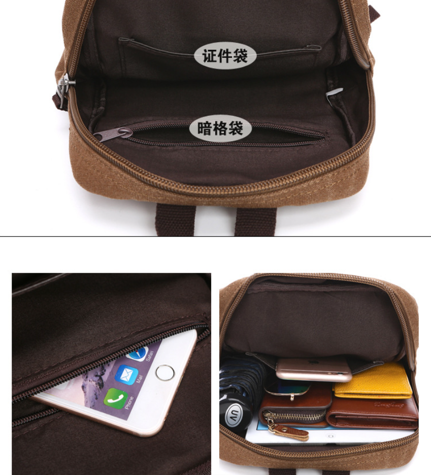 Men's Canvas Mini Backpack Men - Sling Backpack Shoulder avis et prix