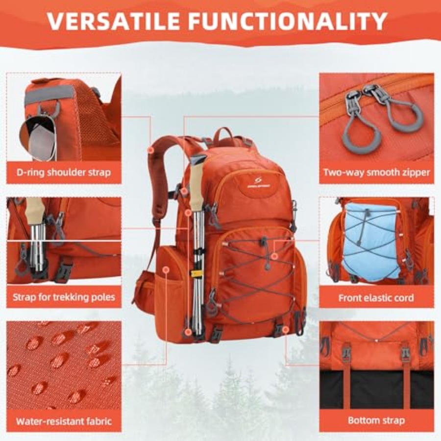 Hiking Backpack, 40L Waterproo - Hiking Backpack Waterproof avis et prix