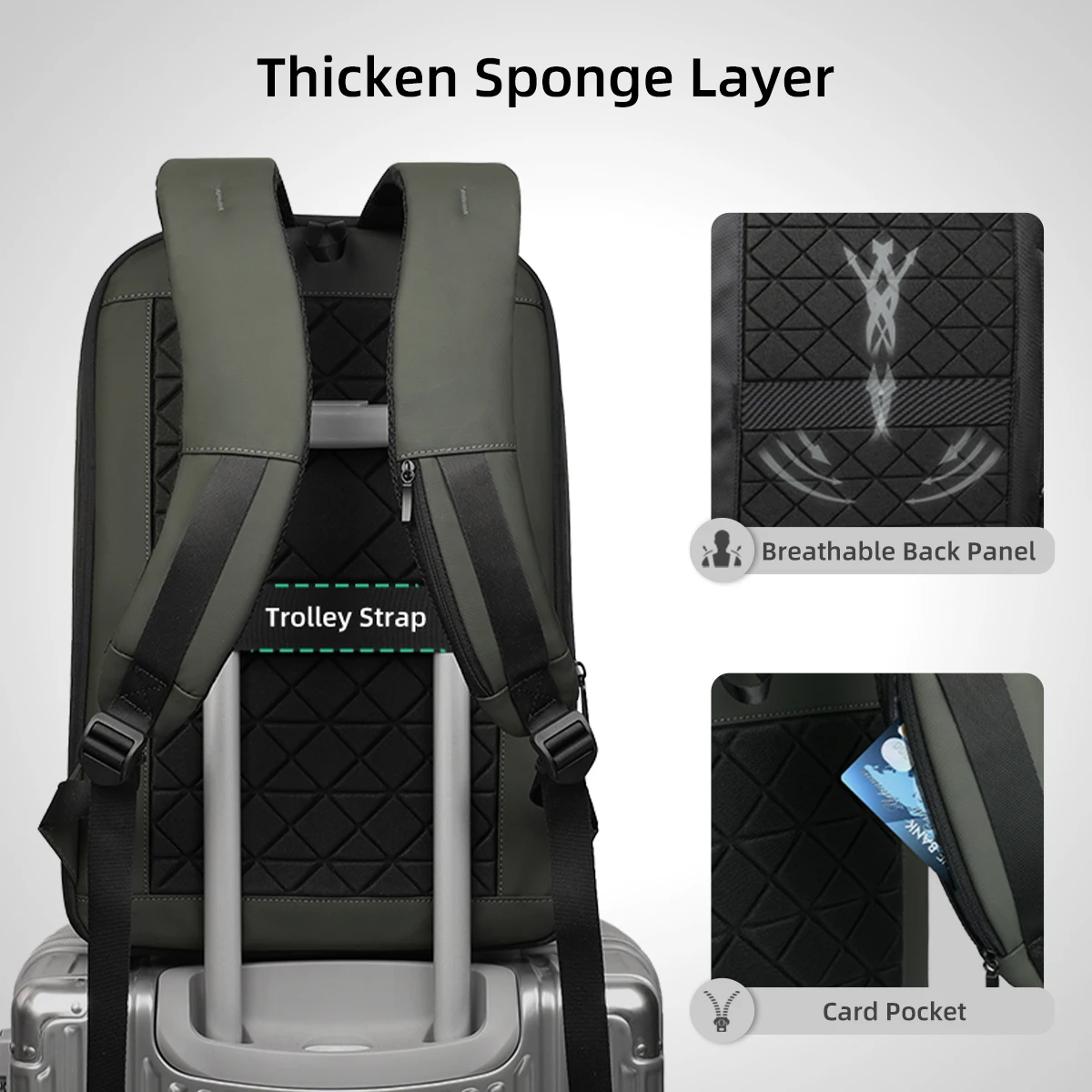 HK Expandable Business Backpac - Laptop Backpack 15.6 avis et prix