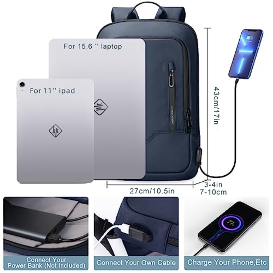 Backpack for Men Business Slim - Travel Backpack Anti Theft avis et prix