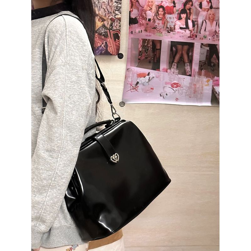 Vintage Black Y2k Mochila Wome - Leather Backpack Vintage avis et prix