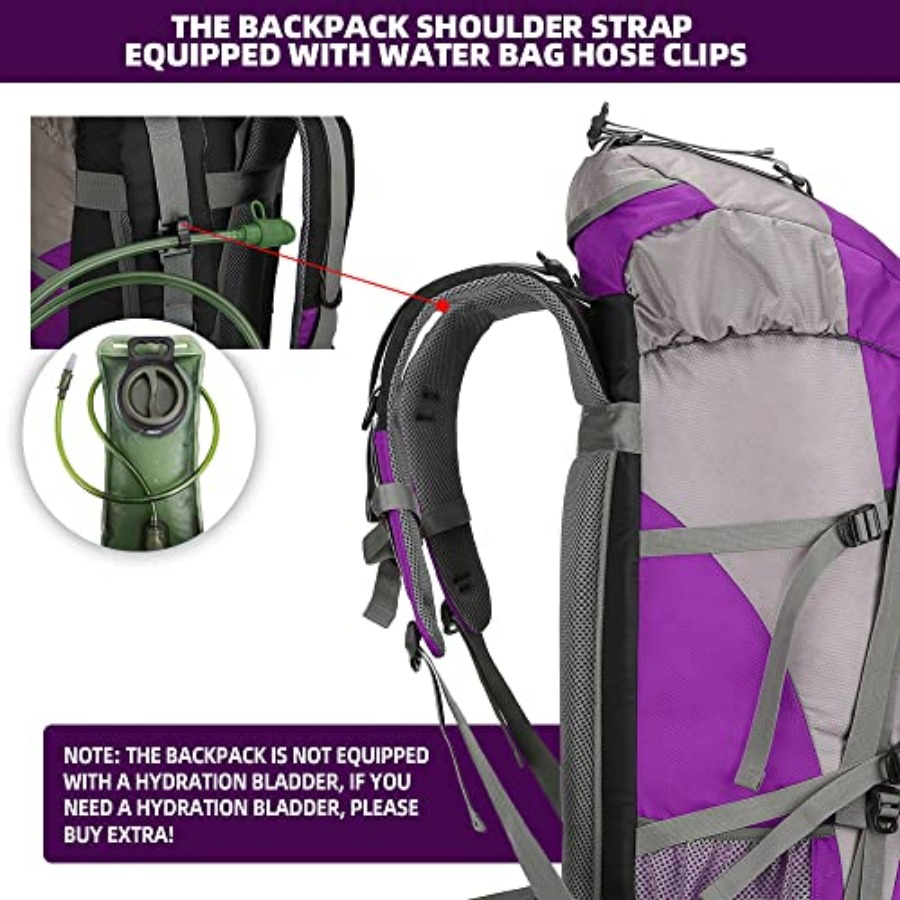 70L Hiking Backpack with Rain  - Hiking Backpack Waterproof avis et prix