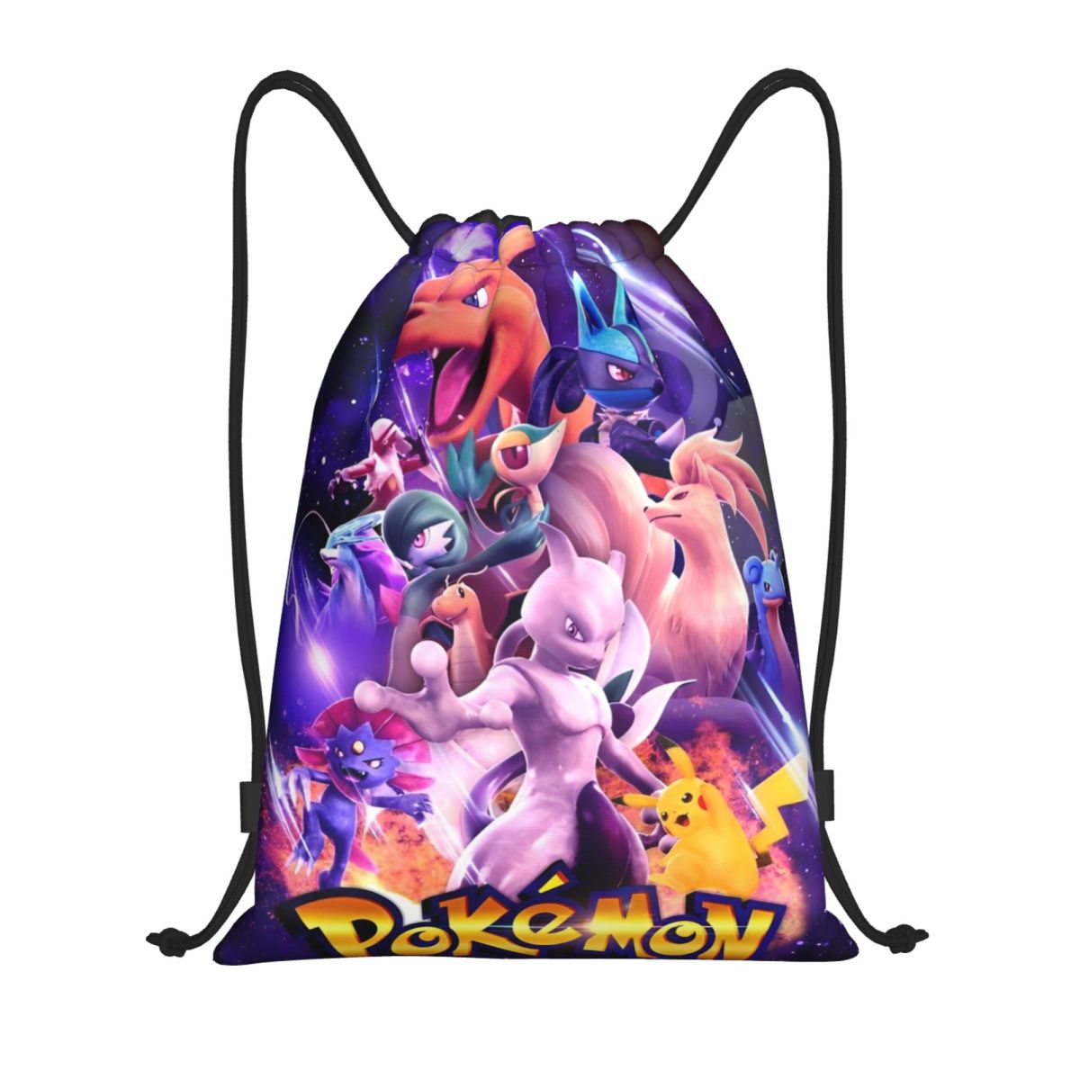 Cute Cartoon Manga Poke-Mon Ba - Drawstring Gym Bag avis et prix