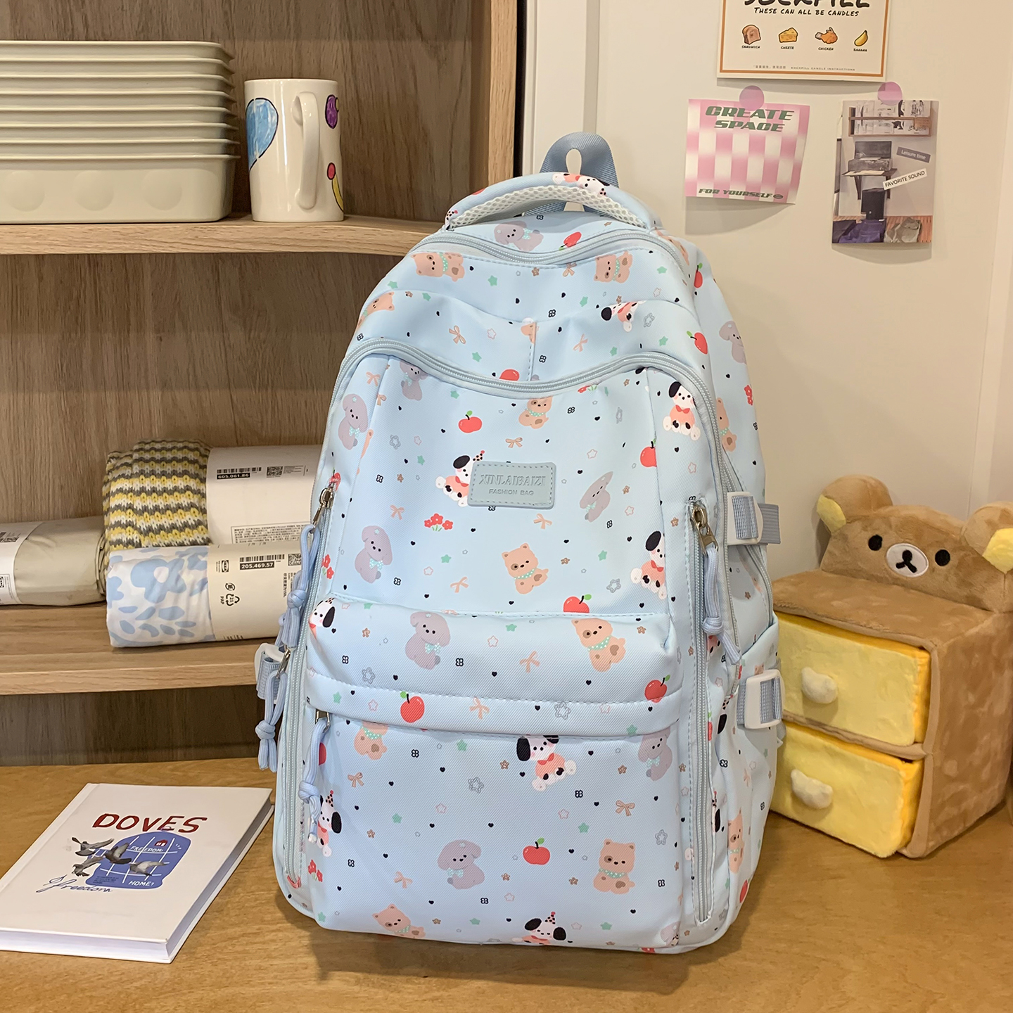 Cute Animal Print Backpack Wom - School Backpack Teen avis et prix