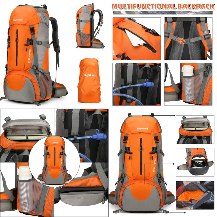 70L Hiking Backpack with Rain  - Hiking Backpack Waterproof avis et prix