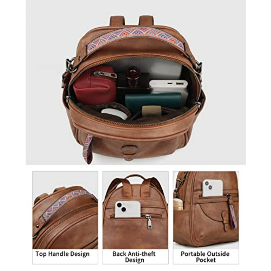 Mini Backpack Purse for Women, - Mini Backpack Purse avis et prix