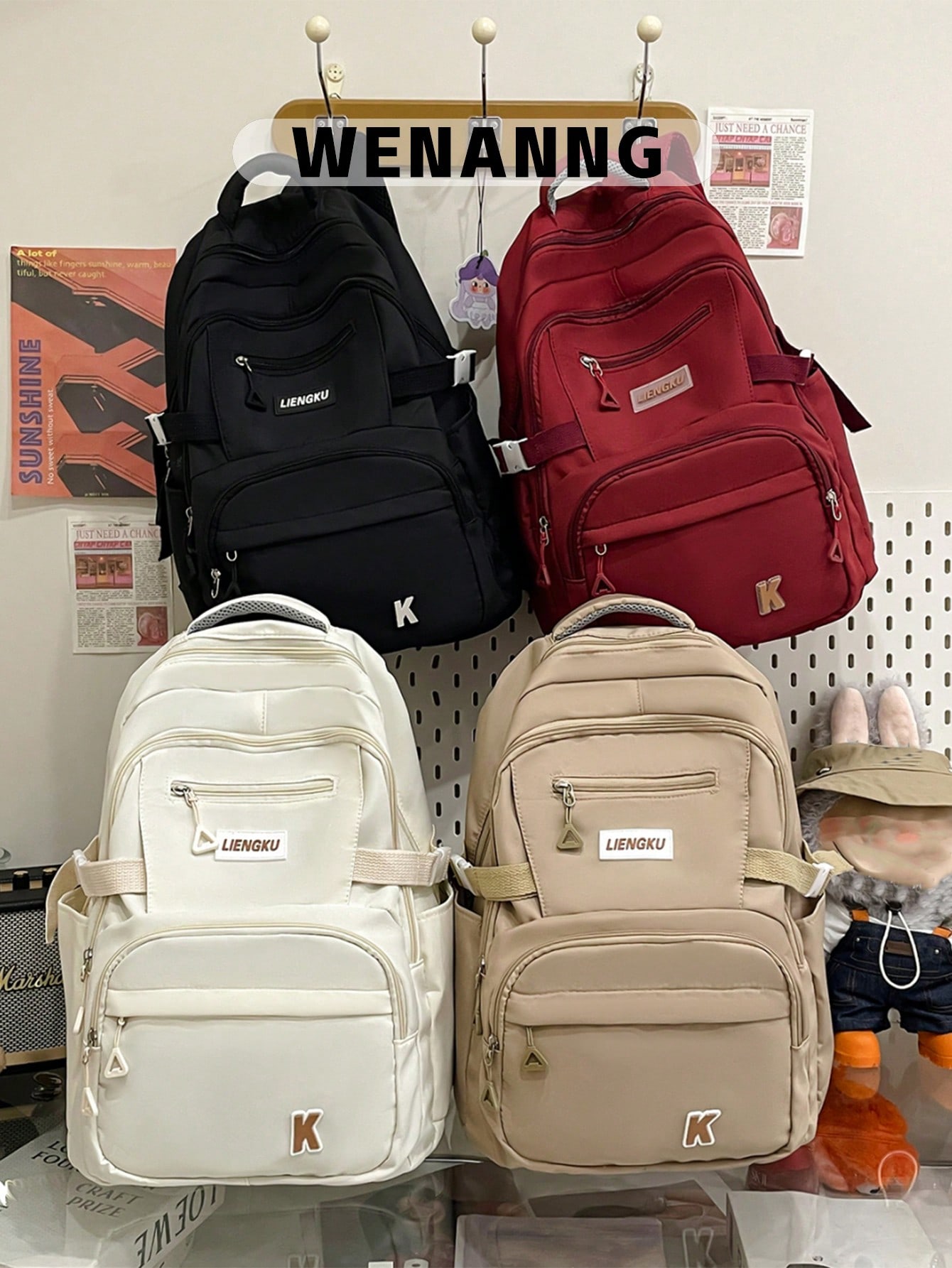 1pc Back To School Classic Bas - School Backpack Teen avis et prix
