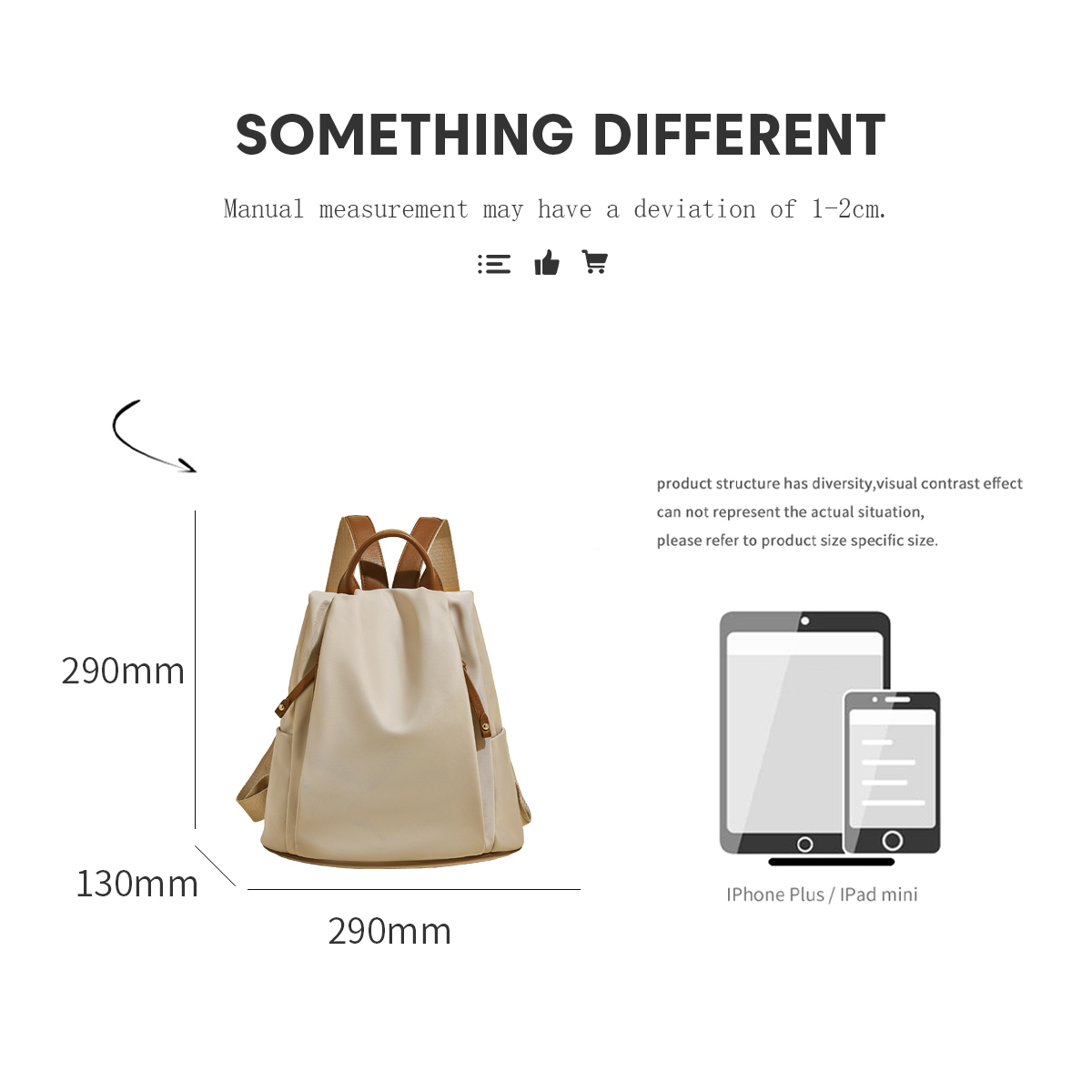 SAFIYA Lady's Backpack Soft Fa - Canvas Backpack Casual avis et prix