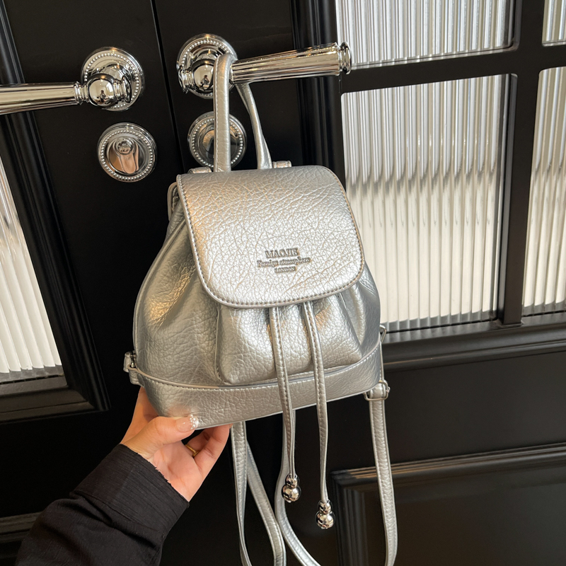 Solid Small String Backpacks P - Leather Backpack Vintage avis et prix