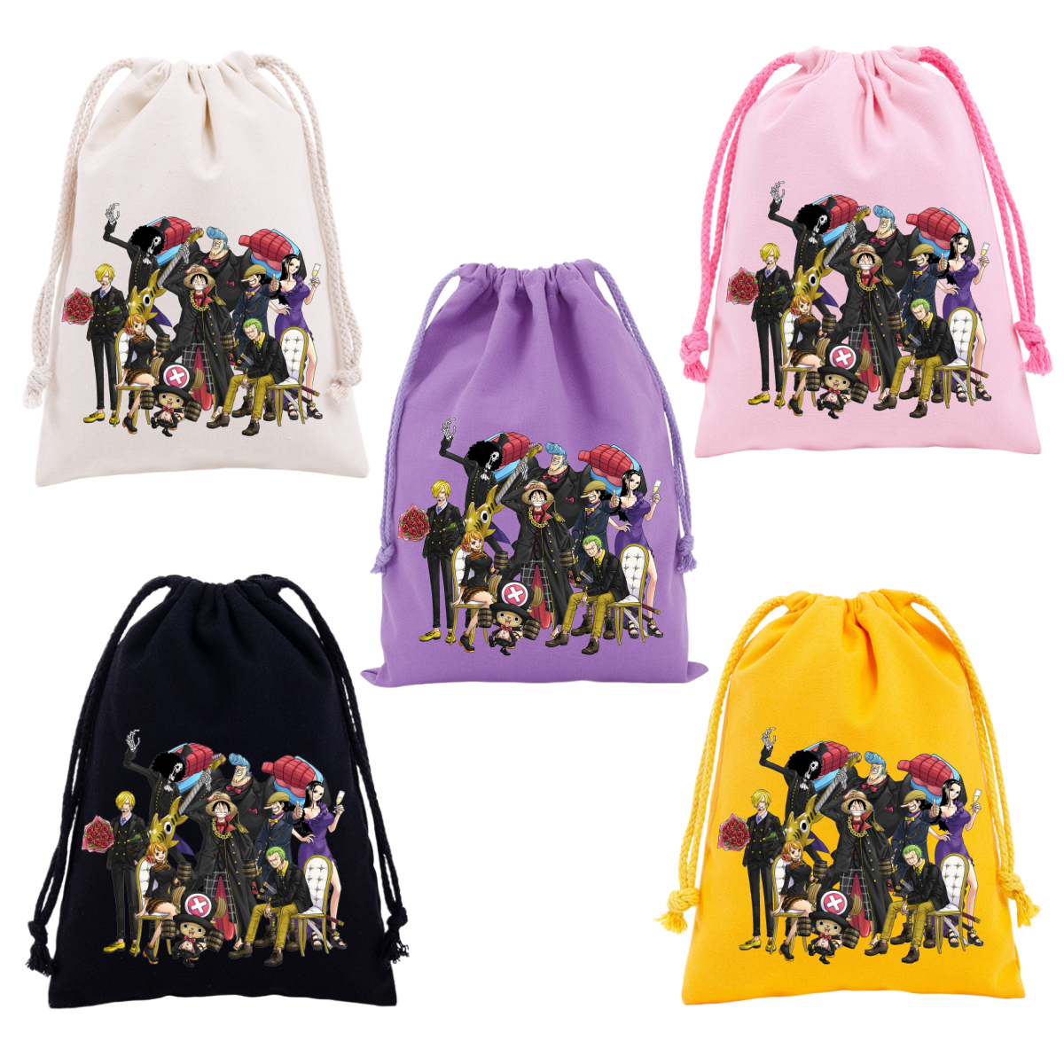 Anime One Piece Drawstring Bac - Drawstring Gym Bag avis et prix