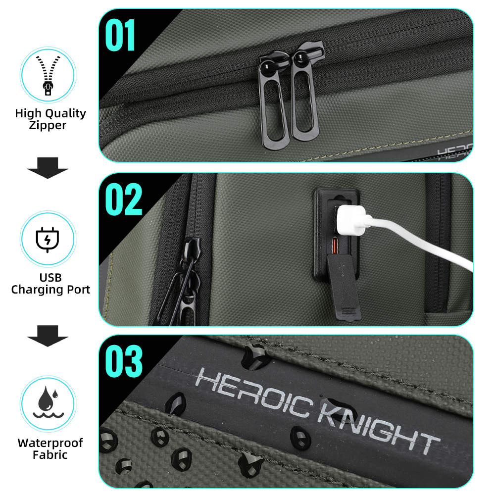 HK Business Men's Backpack 15. - Hiking Backpack Waterproof avis et prix