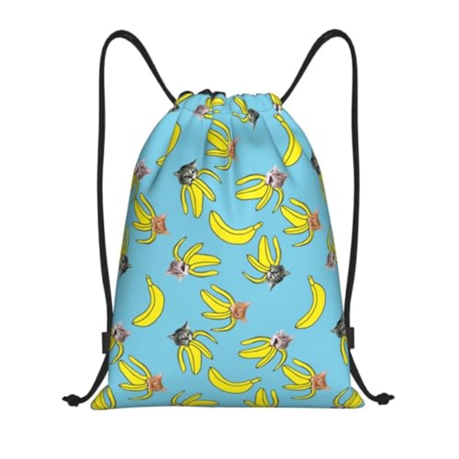 Funny Cat Banana Bananas Draws - Drawstring Gym Bag avis et prix