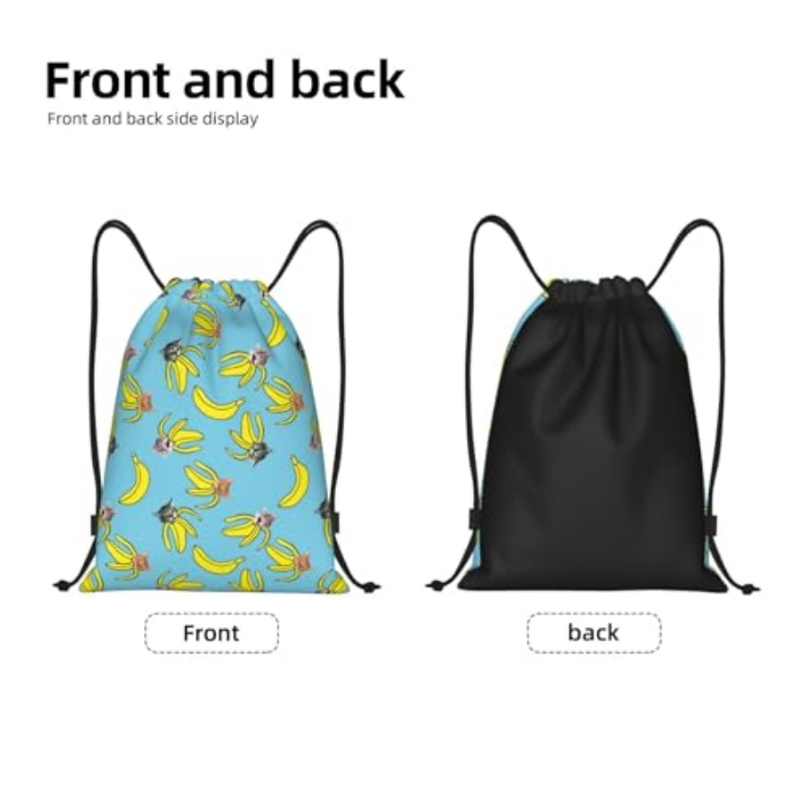 Funny Cat Banana Bananas Draws - Drawstring Gym Bag avis et prix
