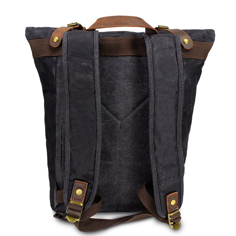 Retro Canvas Leather Backpacks - Leather Backpack Vintage avis et prix